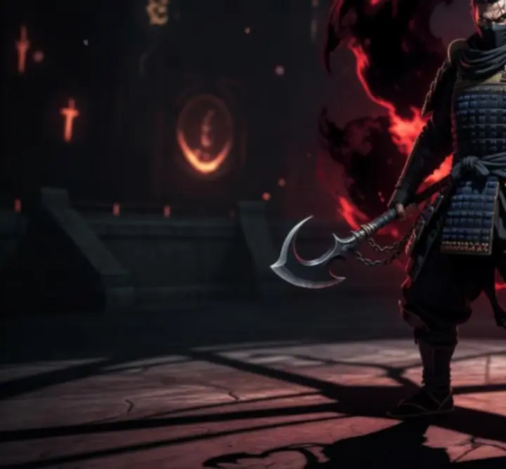Legendás ninja harcos akcióban a Shadow Fight 4: Arena sötét arénájában