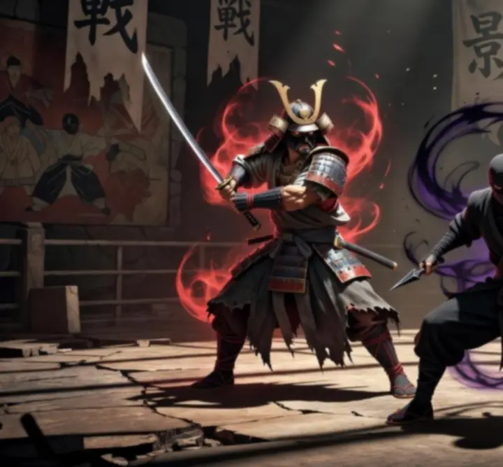Shadow Fight 4: Arena hőselemzés illusztráció
